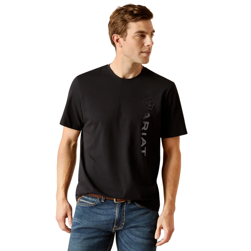 Ariat Logo T-Shirt Mens in Black